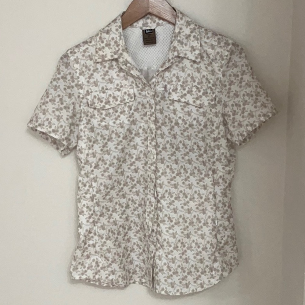 REI Women's Floral Button Down Shirt -